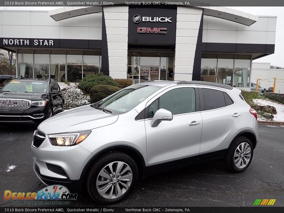 2019 Buick Encore Preferred AWD Quicksilver Metallic / Ebony Photo #1