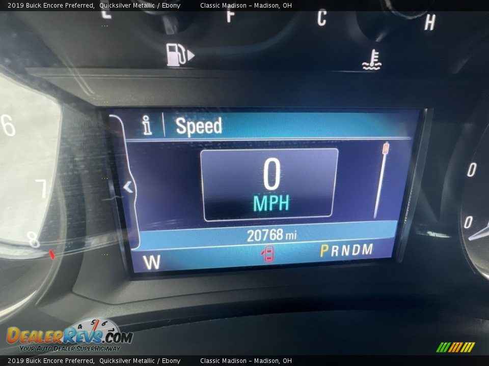 2019 Buick Encore Preferred Quicksilver Metallic / Ebony Photo #11