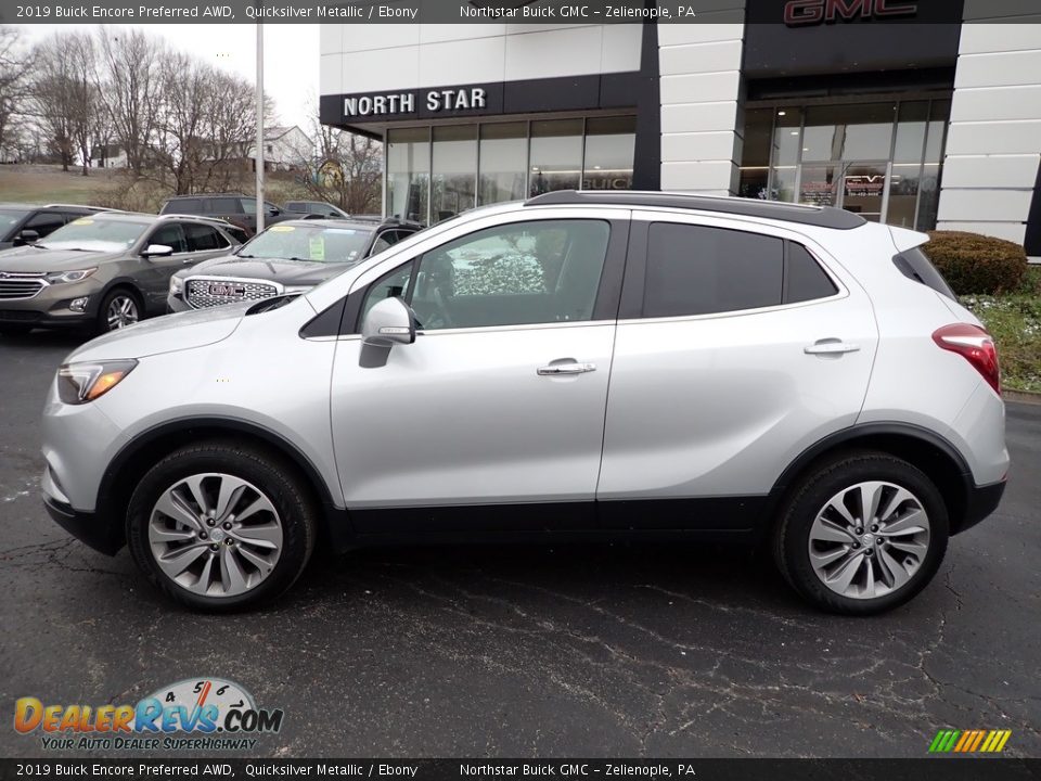 2019 Buick Encore Preferred AWD Quicksilver Metallic / Ebony Photo #2