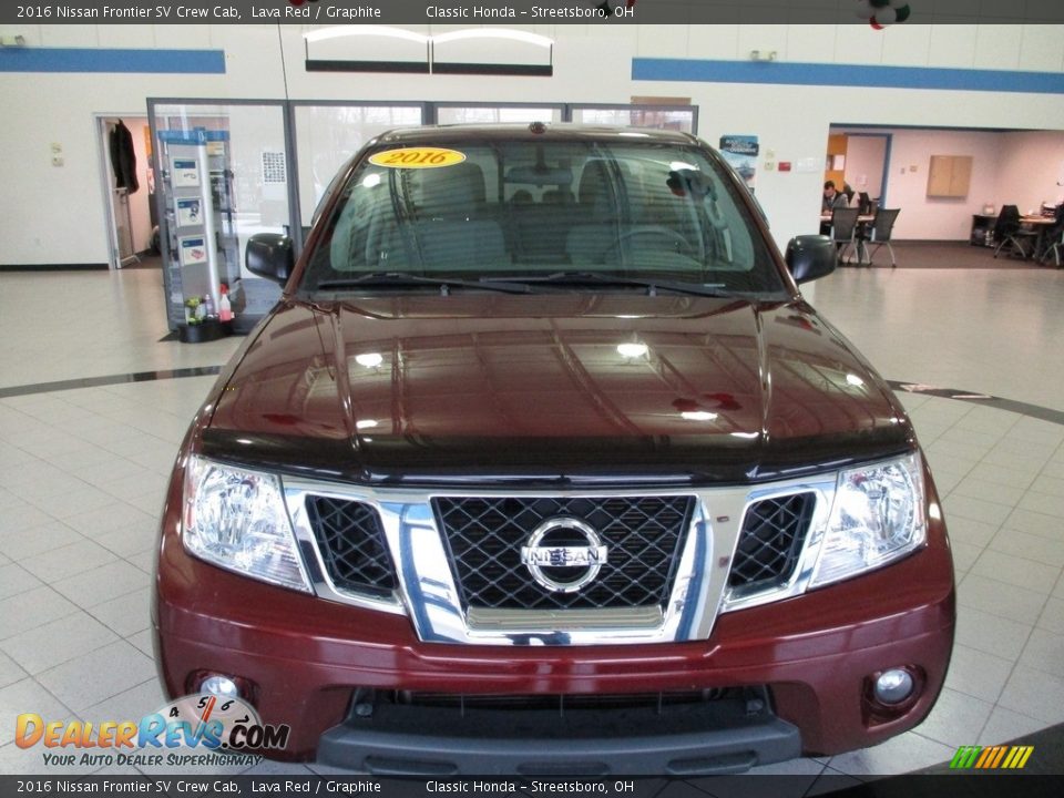 2016 Nissan Frontier SV Crew Cab Lava Red / Graphite Photo #3