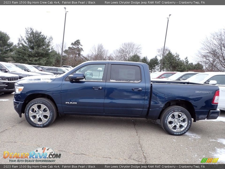 Patriot Blue Pearl 2023 Ram 1500 Big Horn Crew Cab 4x4 Photo #2