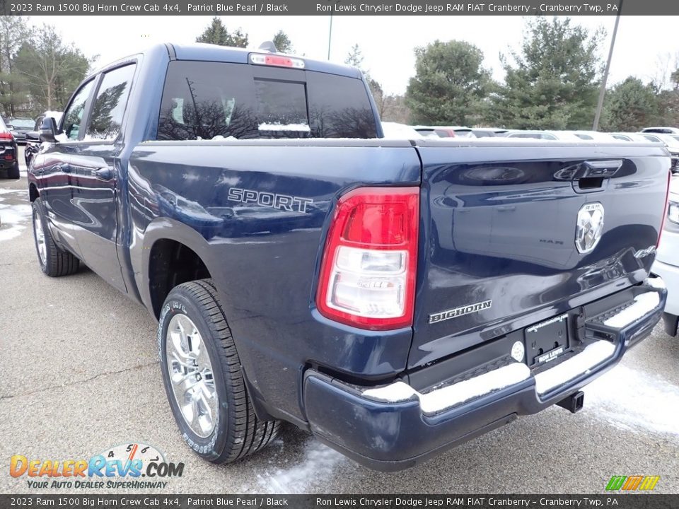 2023 Ram 1500 Big Horn Crew Cab 4x4 Patriot Blue Pearl / Black Photo #3