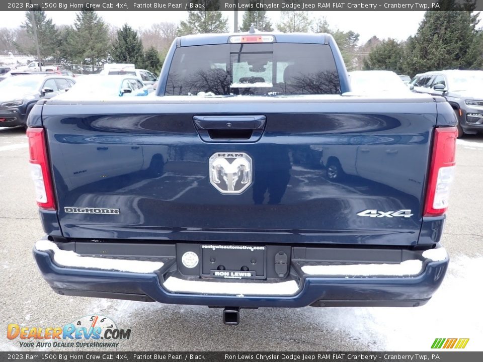 2023 Ram 1500 Big Horn Crew Cab 4x4 Patriot Blue Pearl / Black Photo #4