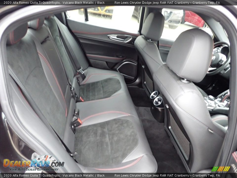 Rear Seat of 2020 Alfa Romeo Giulia TI Quadrifoglio Photo #10