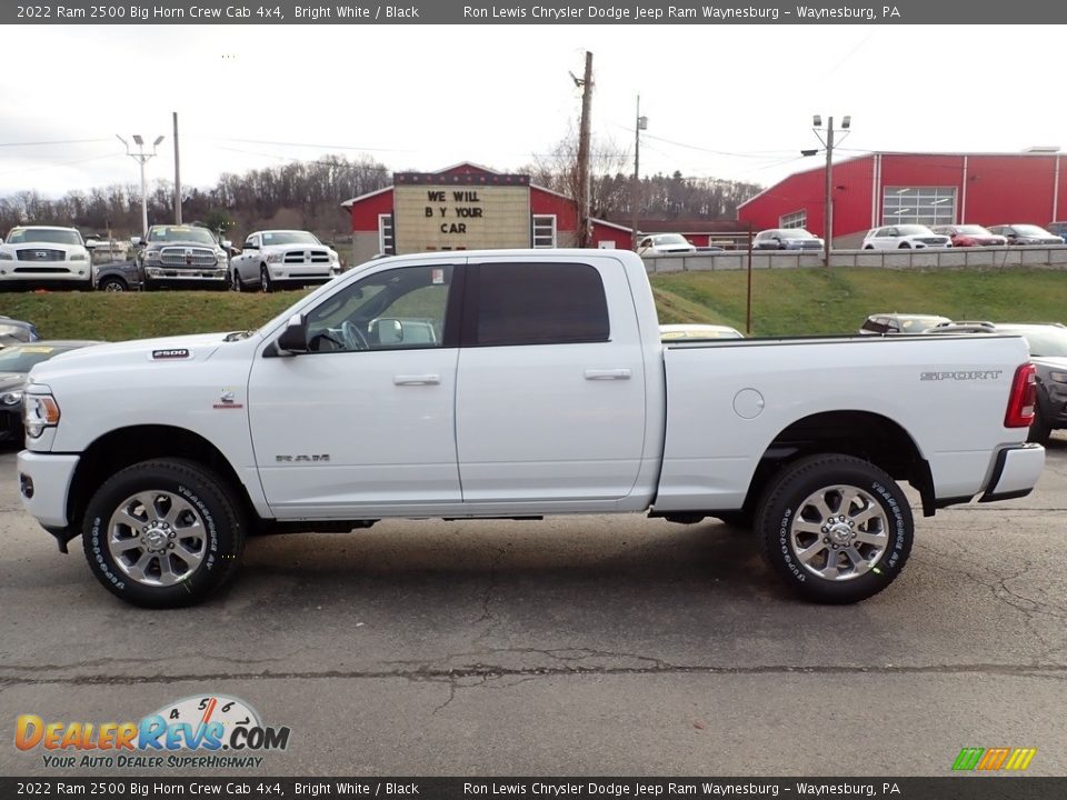 2022 Ram 2500 Big Horn Crew Cab 4x4 Bright White / Black Photo #2