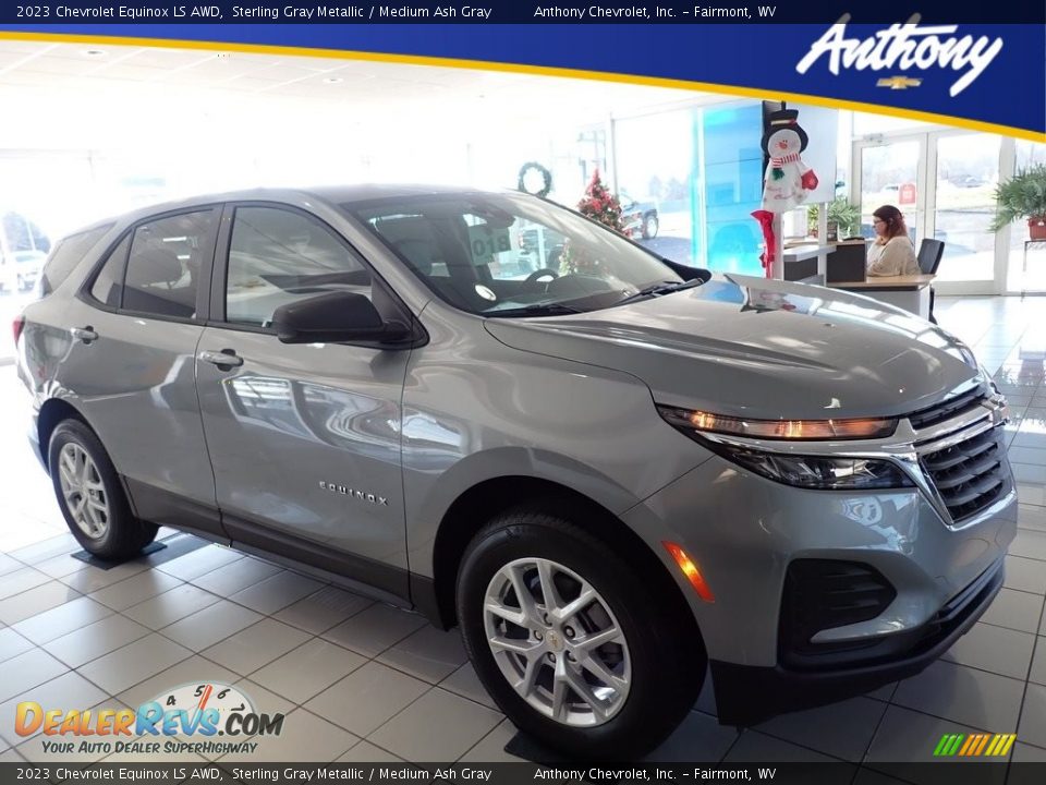 2023 Chevrolet Equinox LS AWD Sterling Gray Metallic / Medium Ash Gray Photo #1