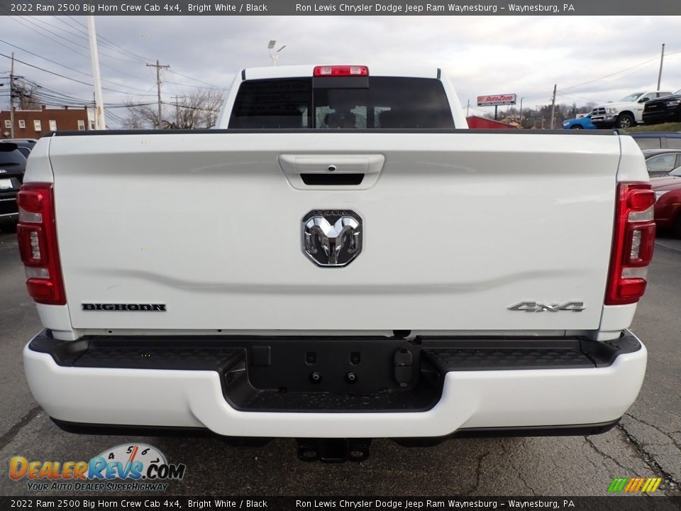 2022 Ram 2500 Big Horn Crew Cab 4x4 Bright White / Black Photo #4