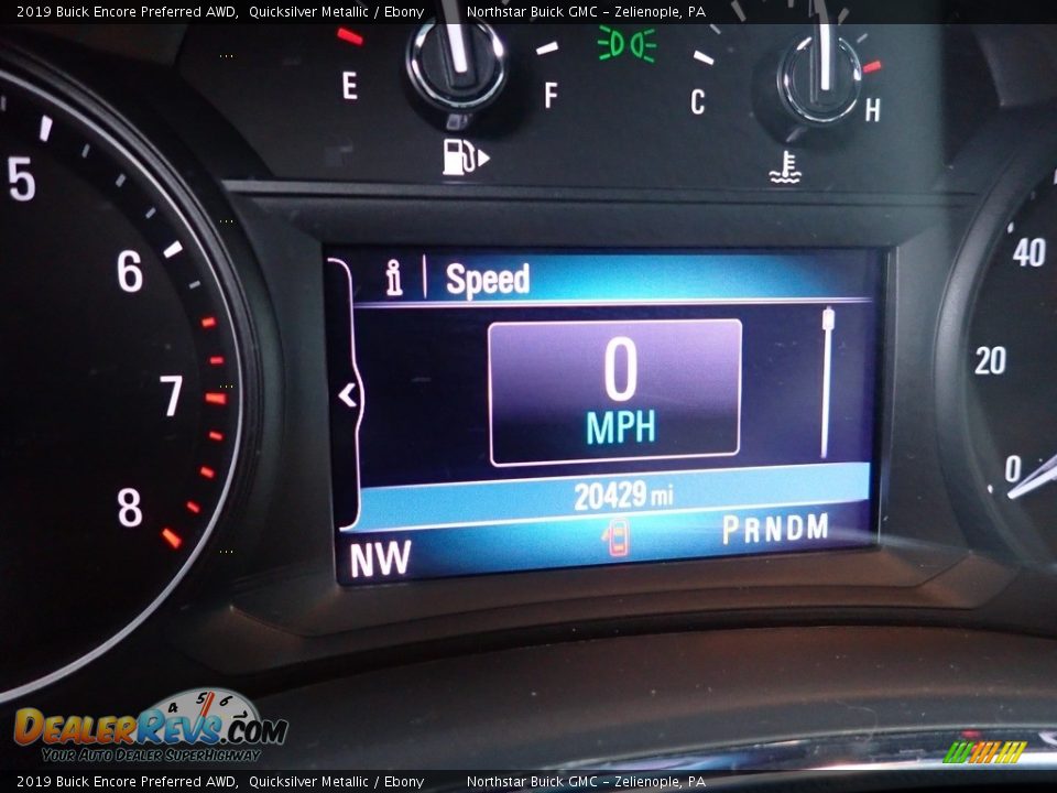 2019 Buick Encore Preferred AWD Quicksilver Metallic / Ebony Photo #23