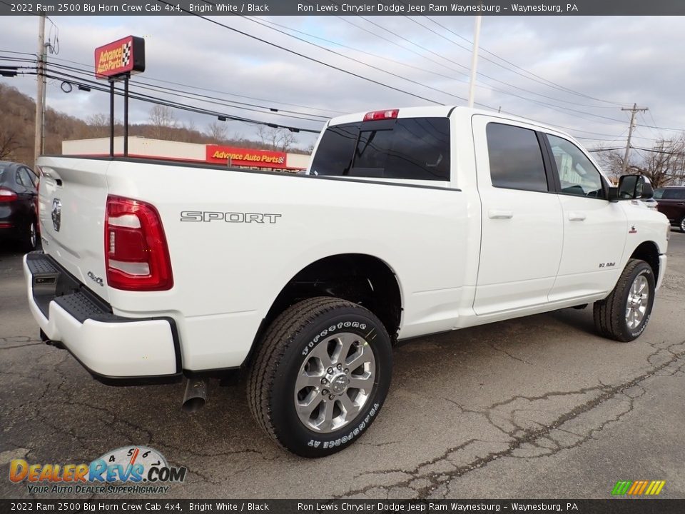 2022 Ram 2500 Big Horn Crew Cab 4x4 Bright White / Black Photo #6