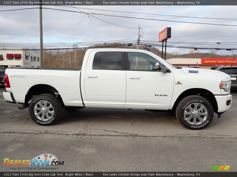 2022 Ram 2500 Big Horn Crew Cab 4x4 Bright White / Black Photo #7