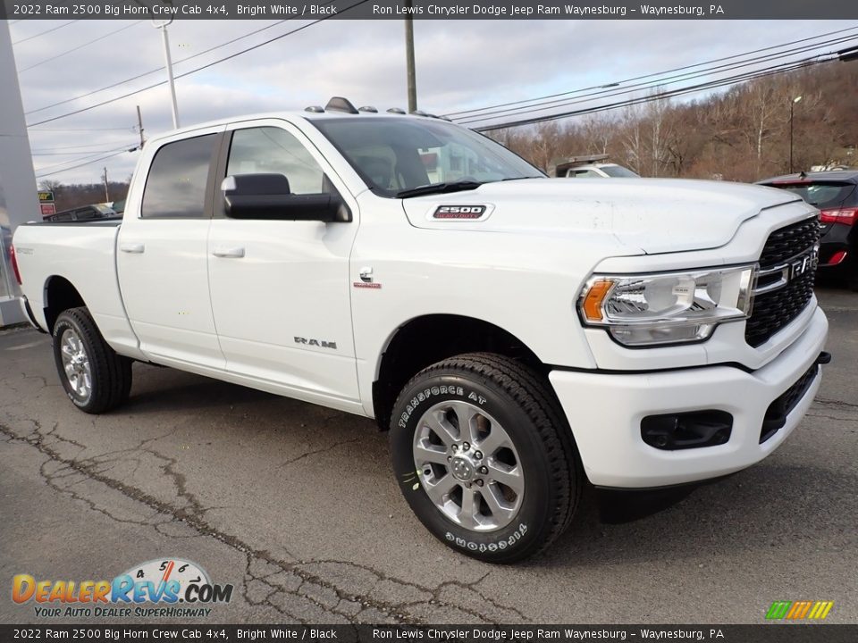 2022 Ram 2500 Big Horn Crew Cab 4x4 Bright White / Black Photo #8