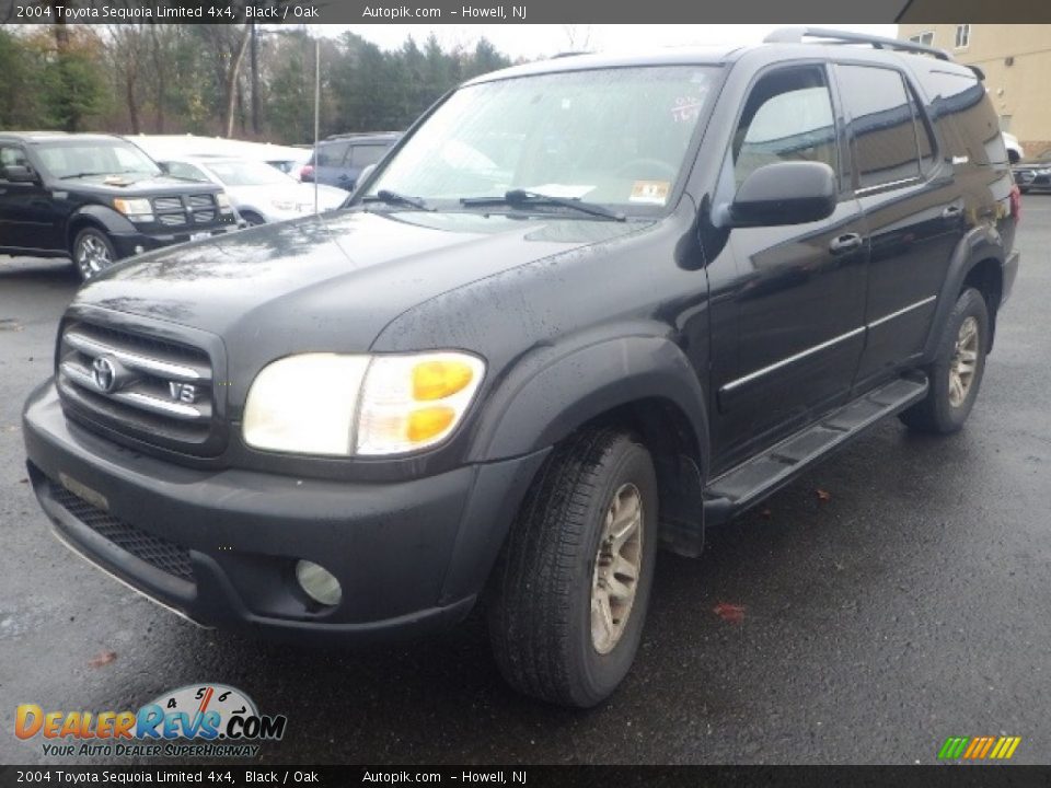 2004 Toyota Sequoia Limited 4x4 Black / Oak Photo #1