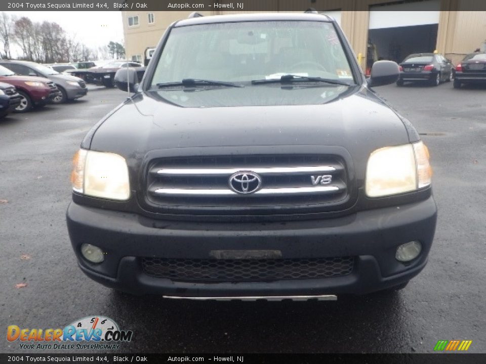 2004 Toyota Sequoia Limited 4x4 Black / Oak Photo #2