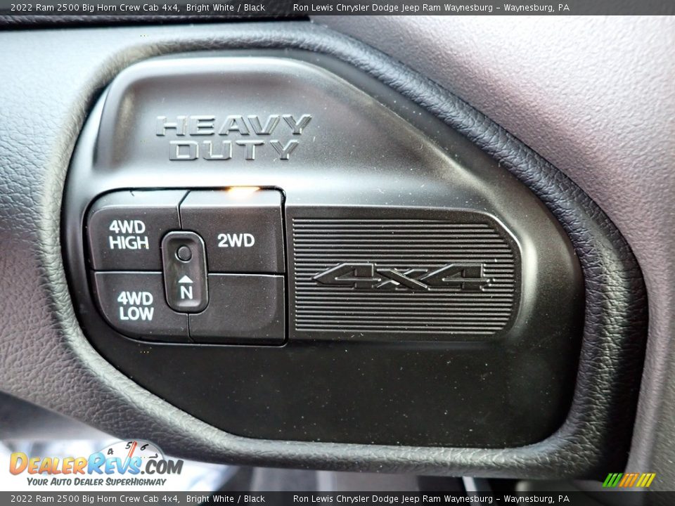 2022 Ram 2500 Big Horn Crew Cab 4x4 Bright White / Black Photo #17