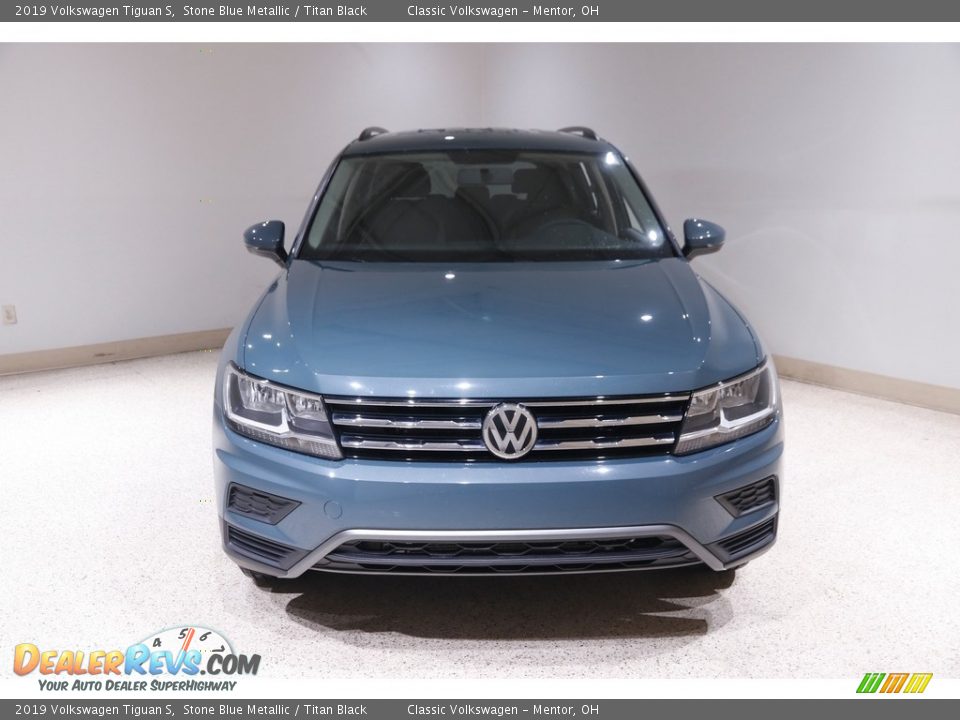 2019 Volkswagen Tiguan S Stone Blue Metallic / Titan Black Photo #2