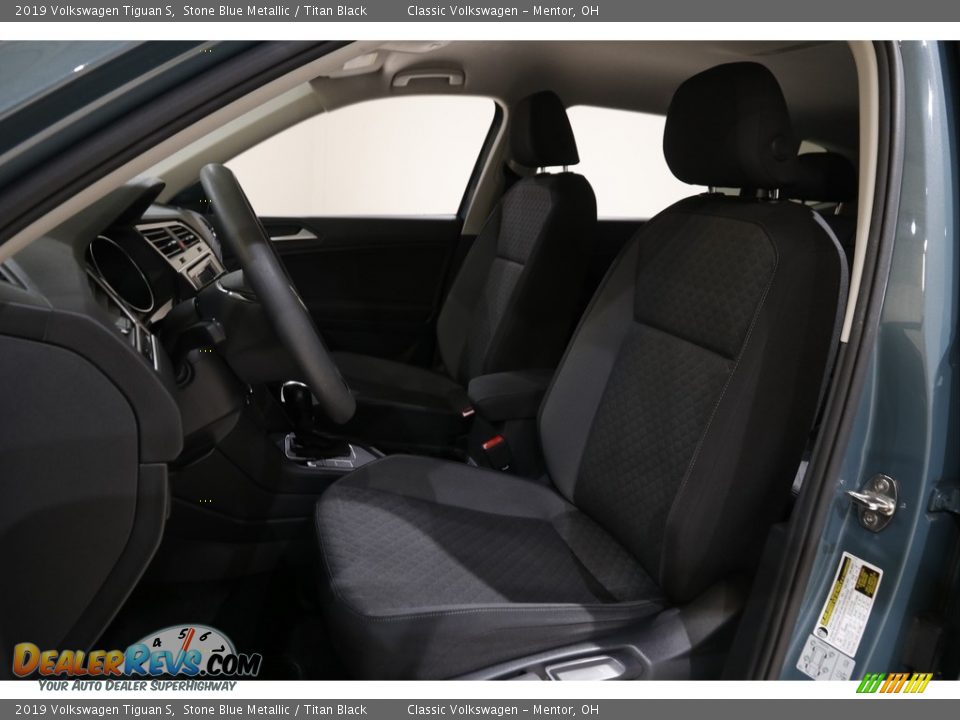 2019 Volkswagen Tiguan S Stone Blue Metallic / Titan Black Photo #5