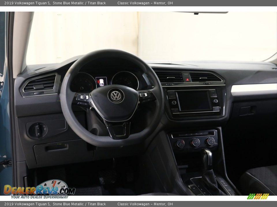 2019 Volkswagen Tiguan S Stone Blue Metallic / Titan Black Photo #6