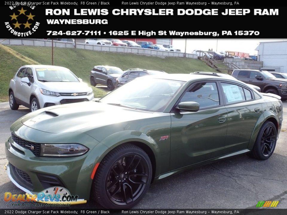 2022 Dodge Charger Scat Pack Widebody F8 Green / Black Photo #1