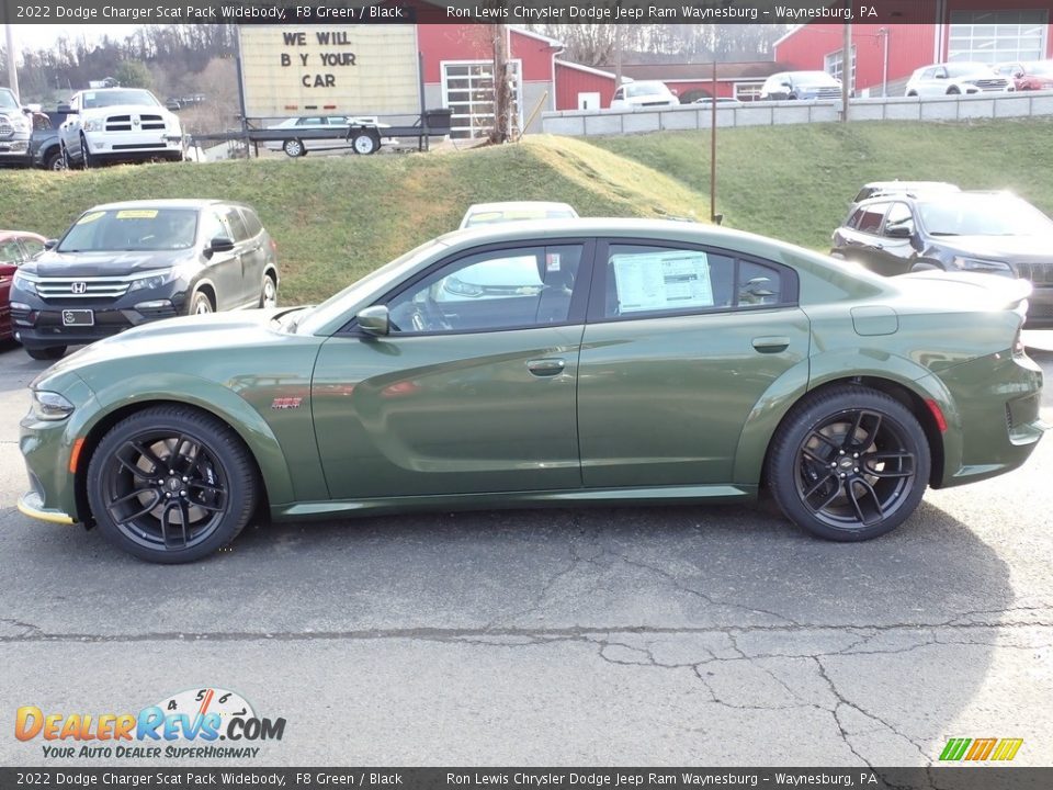2022 Dodge Charger Scat Pack Widebody F8 Green / Black Photo #2