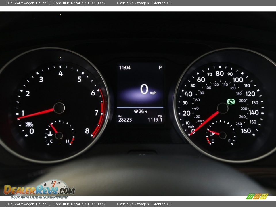 2019 Volkswagen Tiguan S Gauges Photo #8