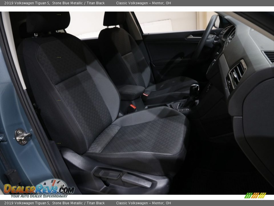 2019 Volkswagen Tiguan S Stone Blue Metallic / Titan Black Photo #13