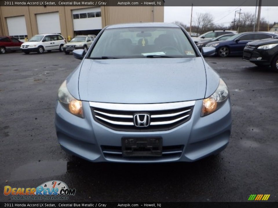 2011 Honda Accord LX Sedan Celestial Blue Metallic / Gray Photo #2