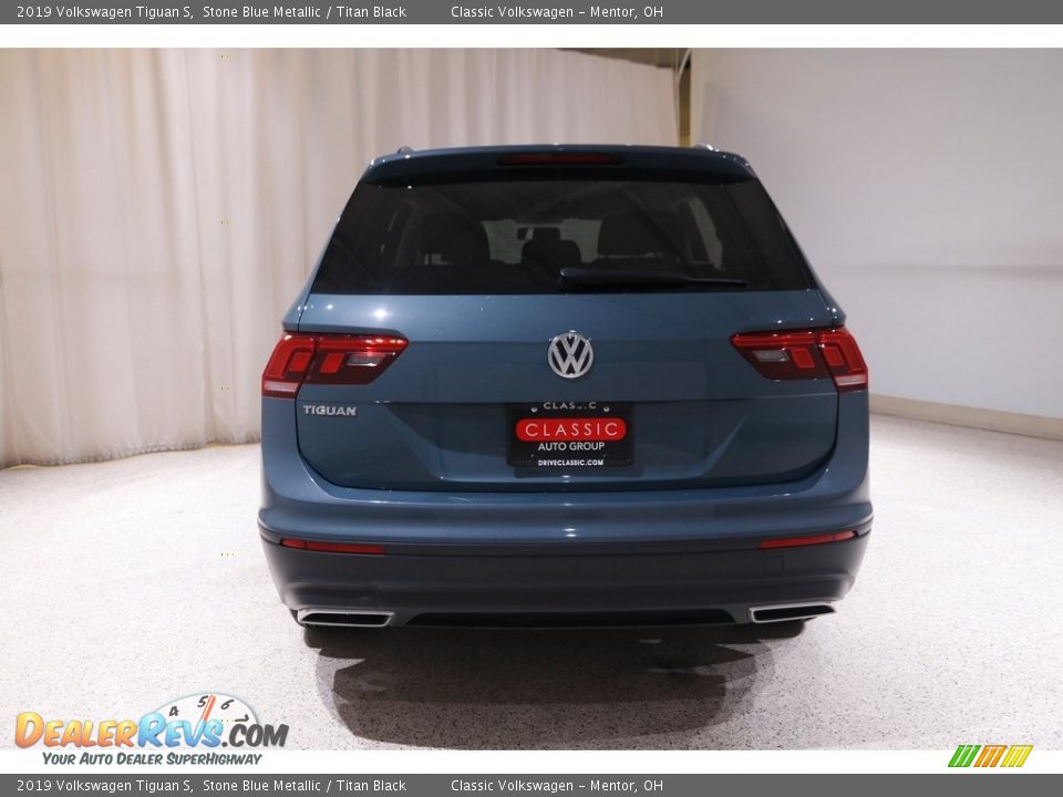 2019 Volkswagen Tiguan S Stone Blue Metallic / Titan Black Photo #16