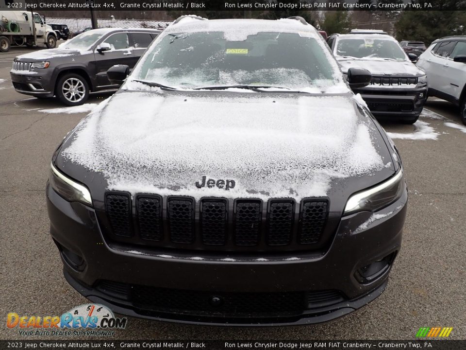 2023 Jeep Cherokee Altitude Lux 4x4 Granite Crystal Metallic / Black Photo #2