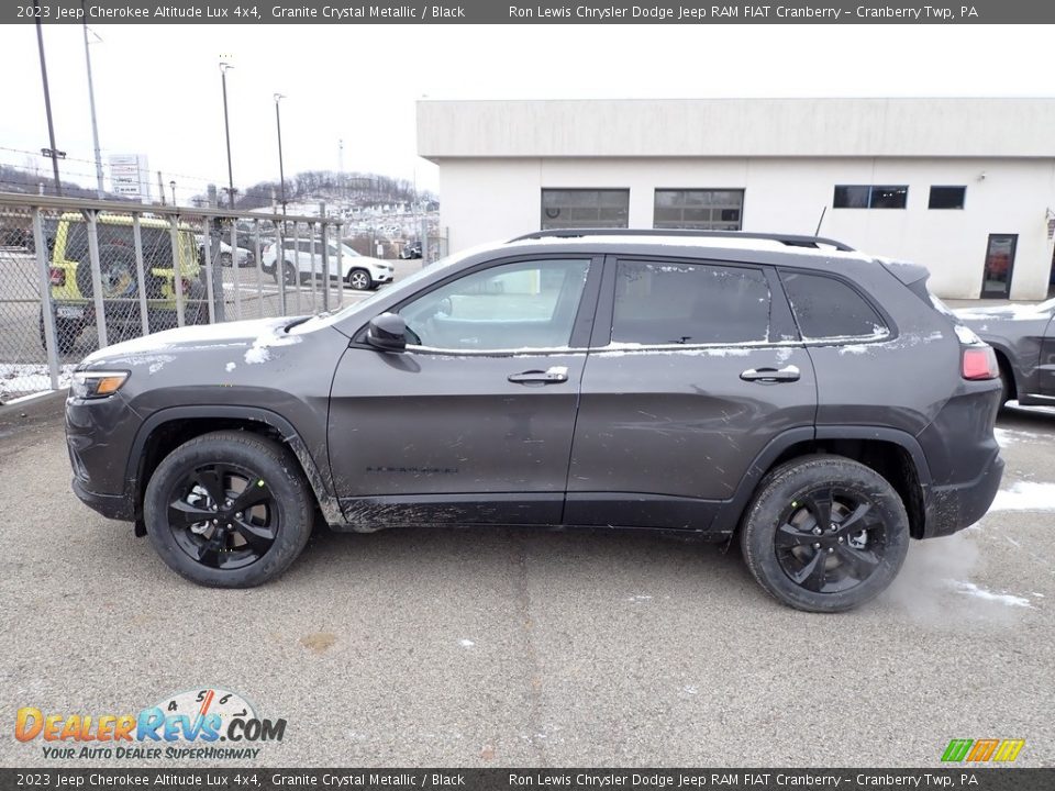 2023 Jeep Cherokee Altitude Lux 4x4 Granite Crystal Metallic / Black Photo #3