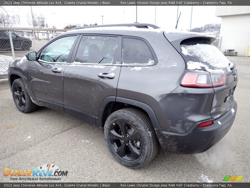 2023 Jeep Cherokee Altitude Lux 4x4 Granite Crystal Metallic / Black Photo #4