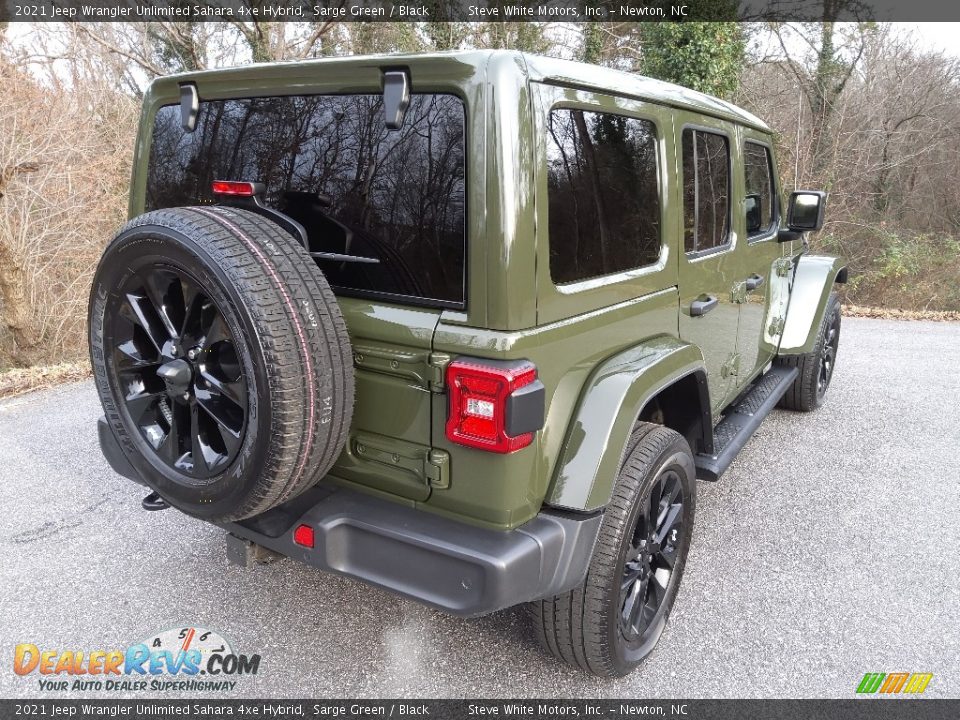 Sarge Green 2021 Jeep Wrangler Unlimited Sahara 4xe Hybrid Photo #6