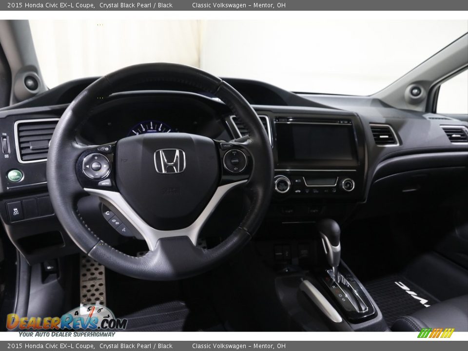 Dashboard of 2015 Honda Civic EX-L Coupe Photo #6