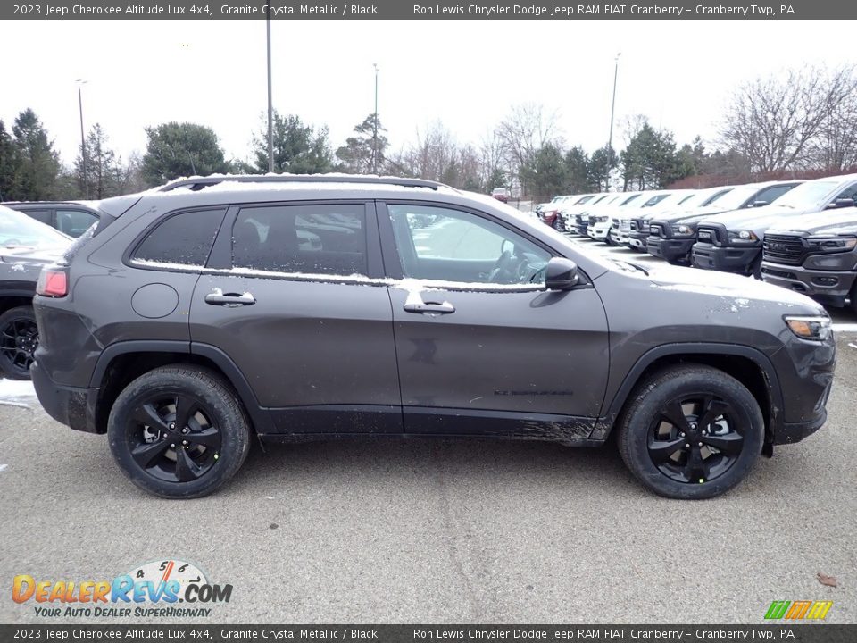 2023 Jeep Cherokee Altitude Lux 4x4 Granite Crystal Metallic / Black Photo #7