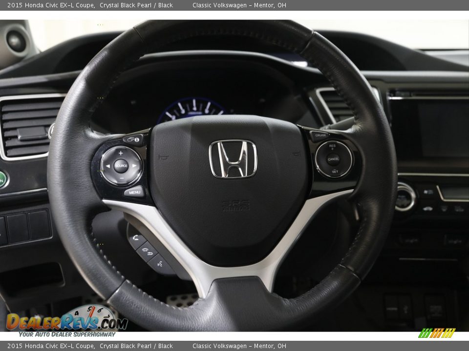 2015 Honda Civic EX-L Coupe Steering Wheel Photo #7