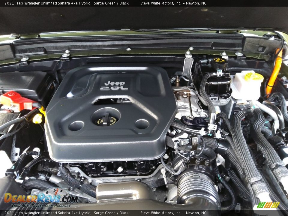 2021 Jeep Wrangler Unlimited Sahara 4xe Hybrid 2.0 Liter e Turbocharged DOHC 16-Valve VVT 4 Cylinder Gasoline/Plug-In Electric Hybrid Engine Photo #9