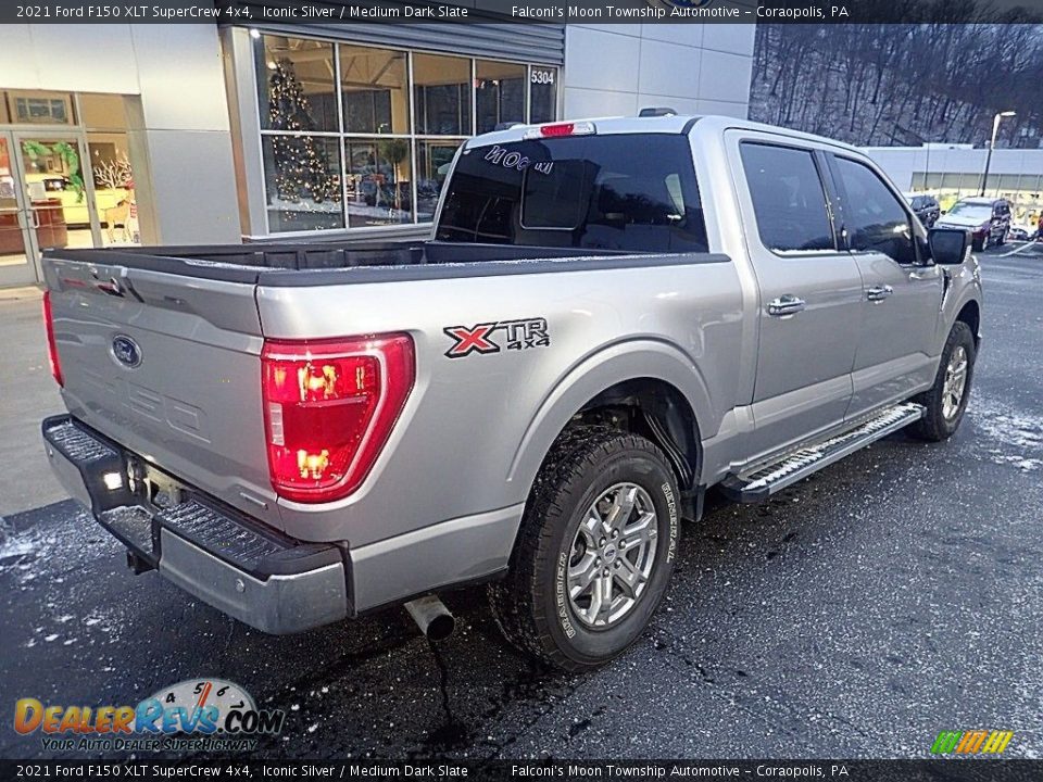 2021 Ford F150 XLT SuperCrew 4x4 Iconic Silver / Medium Dark Slate Photo #2