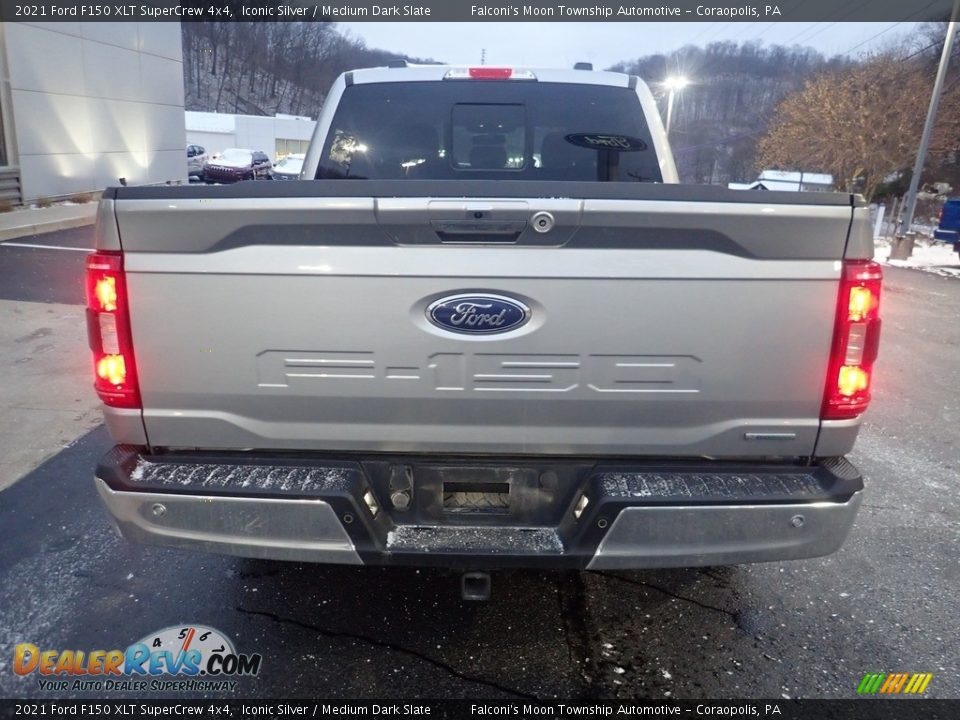2021 Ford F150 XLT SuperCrew 4x4 Iconic Silver / Medium Dark Slate Photo #3