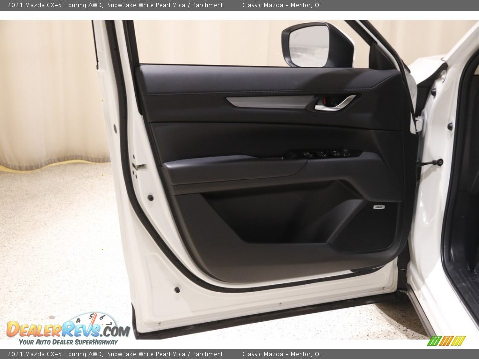 2021 Mazda CX-5 Touring AWD Snowflake White Pearl Mica / Parchment Photo #4