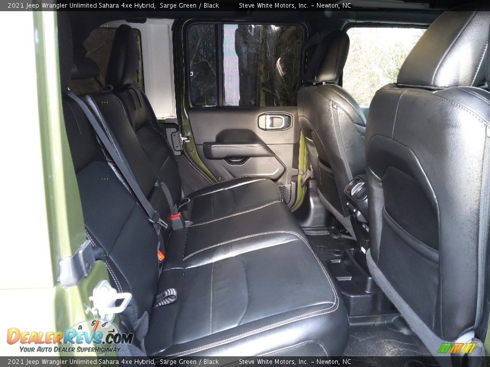 Rear Seat of 2021 Jeep Wrangler Unlimited Sahara 4xe Hybrid Photo #18