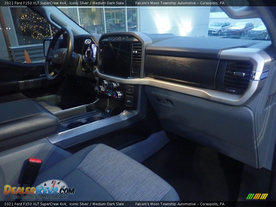 2021 Ford F150 XLT SuperCrew 4x4 Iconic Silver / Medium Dark Slate Photo #11