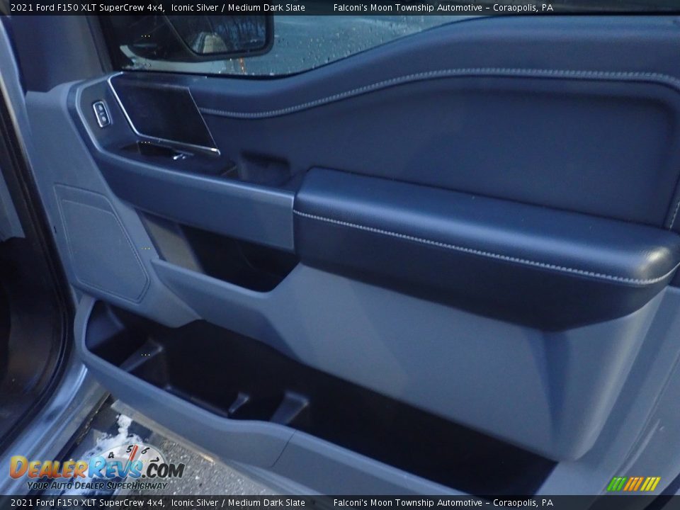 2021 Ford F150 XLT SuperCrew 4x4 Iconic Silver / Medium Dark Slate Photo #13