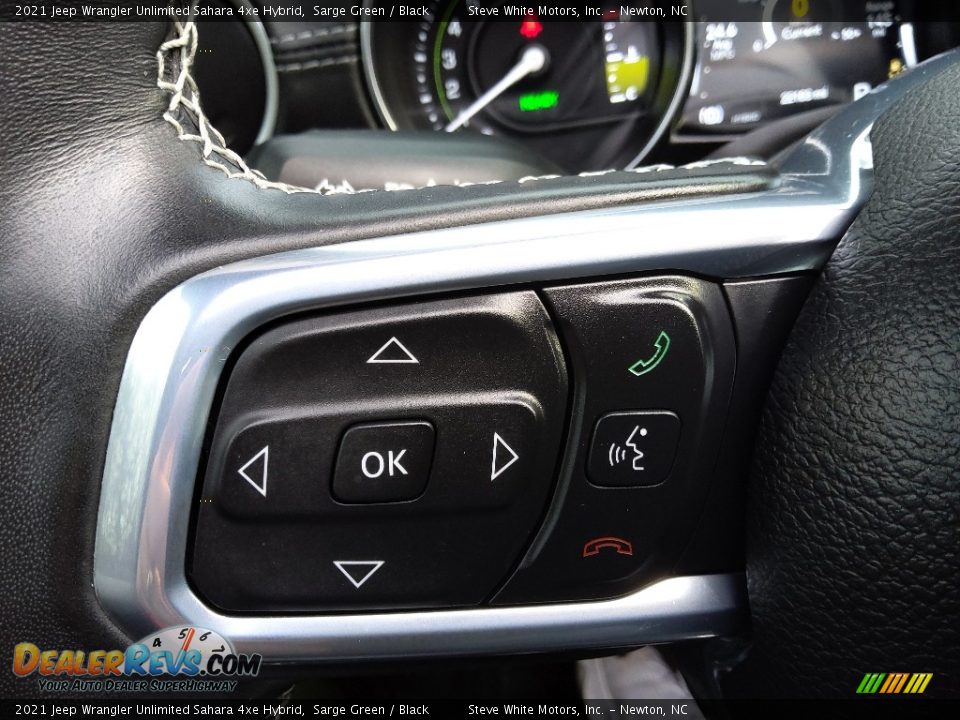 Controls of 2021 Jeep Wrangler Unlimited Sahara 4xe Hybrid Photo #22