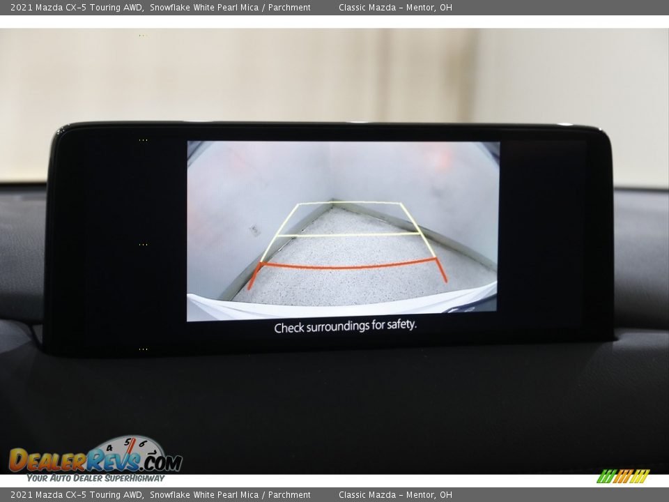 2021 Mazda CX-5 Touring AWD Snowflake White Pearl Mica / Parchment Photo #12