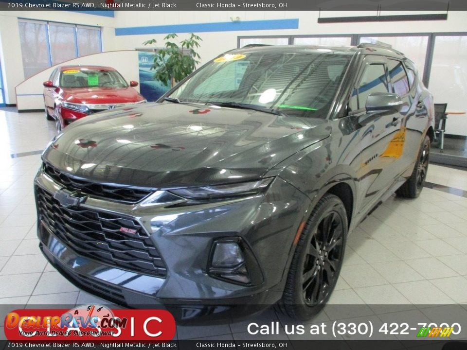 2019 Chevrolet Blazer RS AWD Nightfall Metallic / Jet Black Photo #1