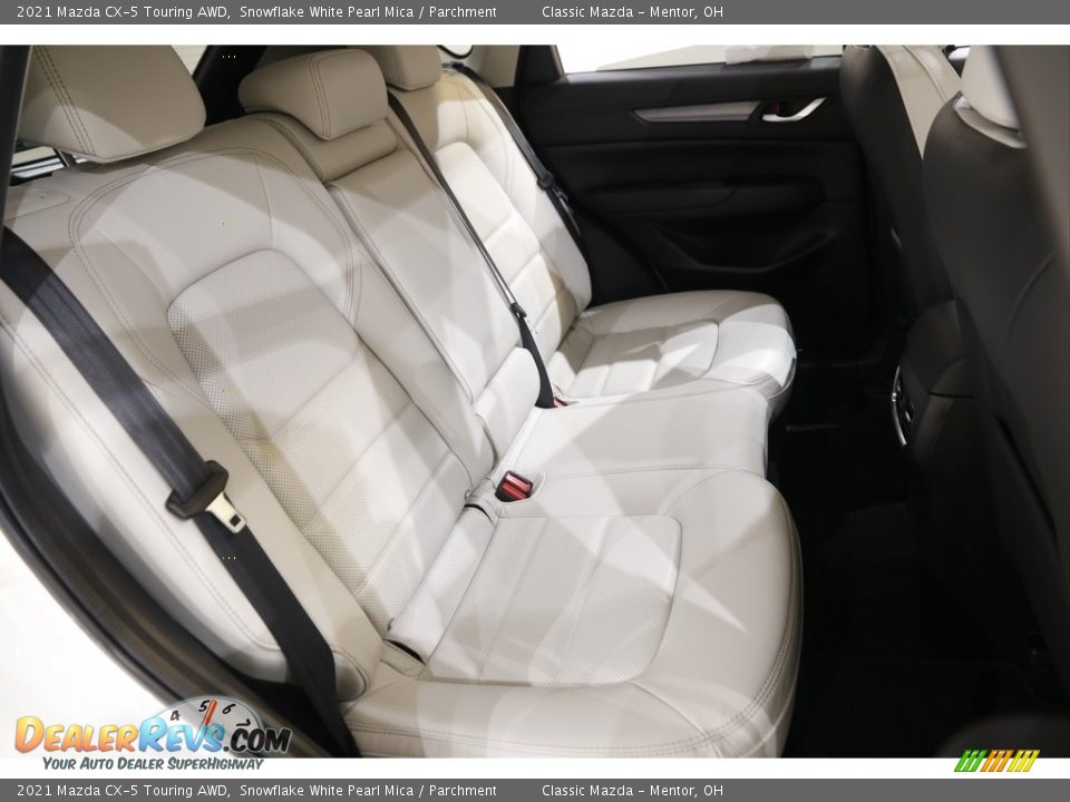 2021 Mazda CX-5 Touring AWD Snowflake White Pearl Mica / Parchment Photo #16