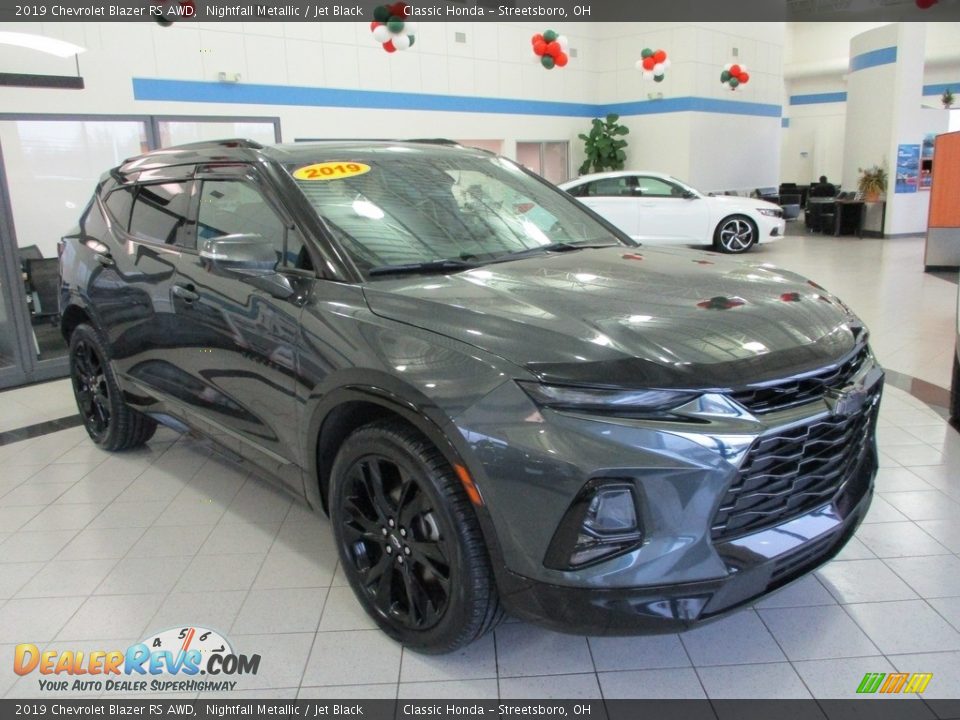 2019 Chevrolet Blazer RS AWD Nightfall Metallic / Jet Black Photo #3