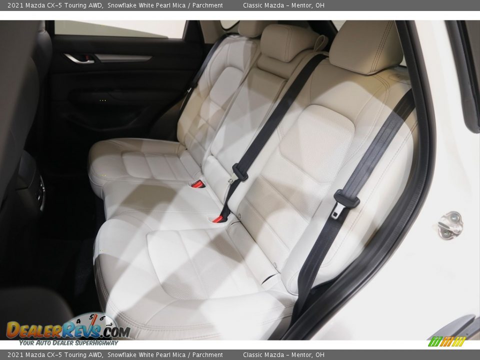 2021 Mazda CX-5 Touring AWD Snowflake White Pearl Mica / Parchment Photo #17