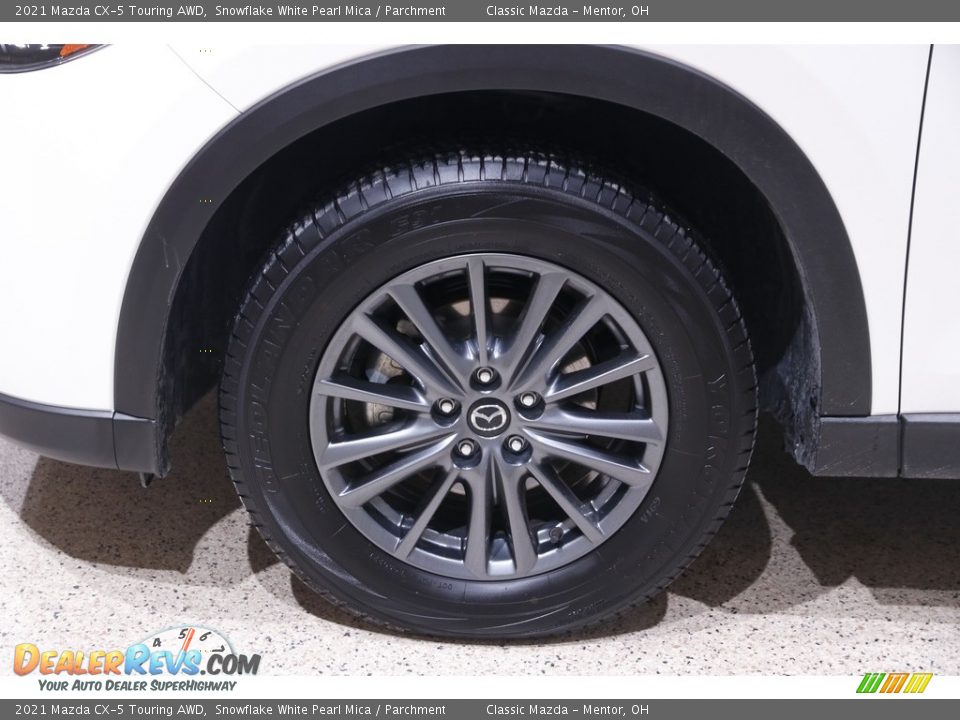 2021 Mazda CX-5 Touring AWD Snowflake White Pearl Mica / Parchment Photo #20