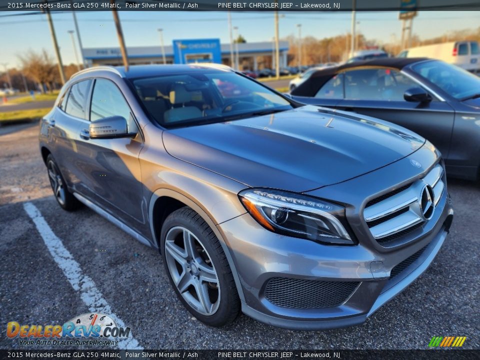 2015 Mercedes-Benz GLA 250 4Matic Polar Silver Metallic / Ash Photo #3