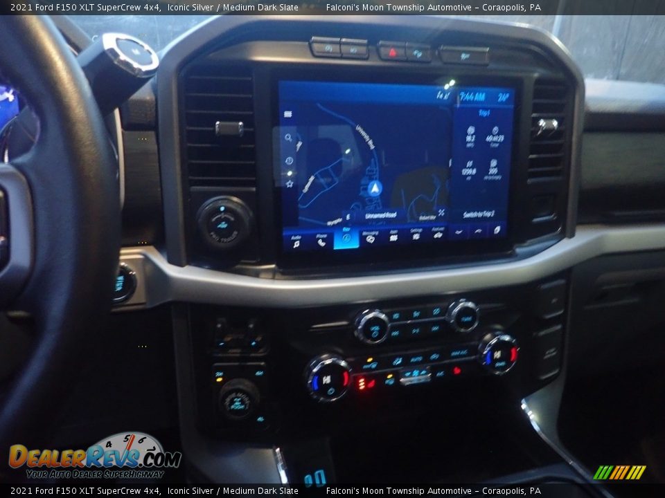 2021 Ford F150 XLT SuperCrew 4x4 Iconic Silver / Medium Dark Slate Photo #26